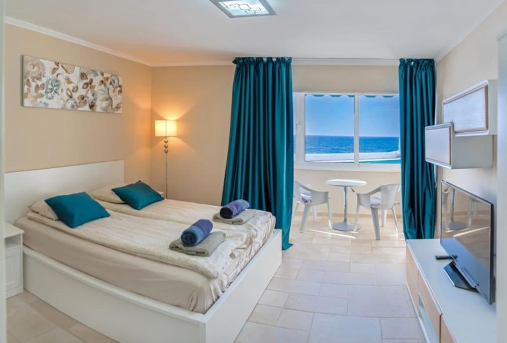 First Line Ocean View Studio Puerto de Santiago  Exterior foto